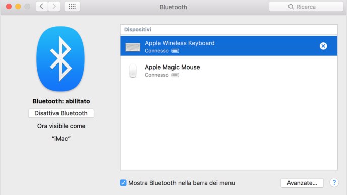Come impostare una tastiera o un mouse Bluetooth sul vostro Mac