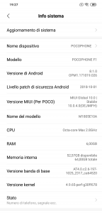 Recensione Pocophone F1 - hardware