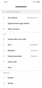 Recensione Pocophone F1 - impostazioni