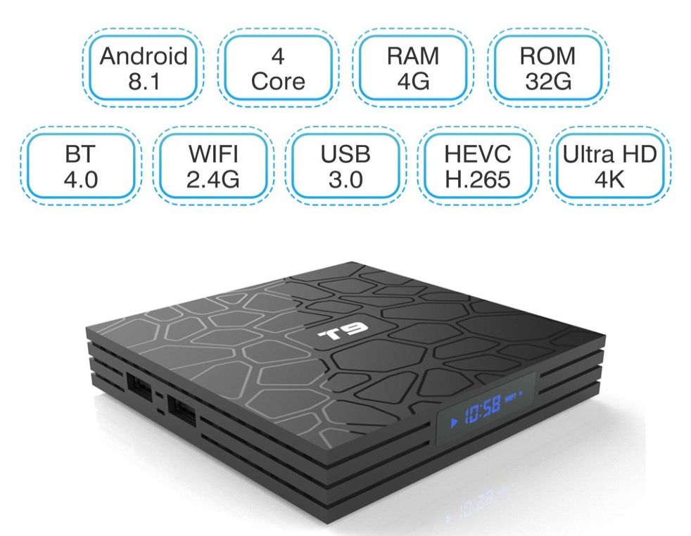 turewell t9 tv box più venduto su amazon