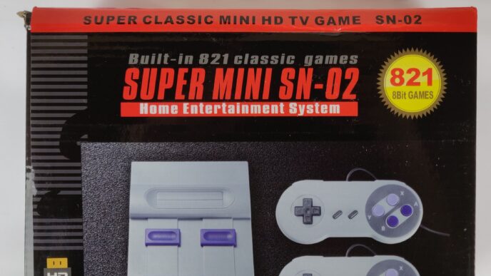 Recensione NES Mini cinese SN-02 - confezione
