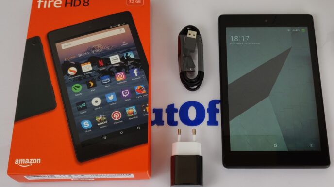 Fire HD 8 - contenuto confezione