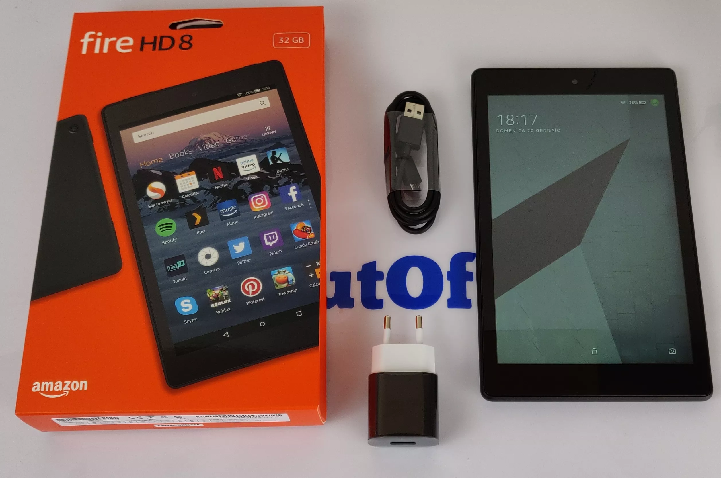 Fire HD 8 - contenuto confezione