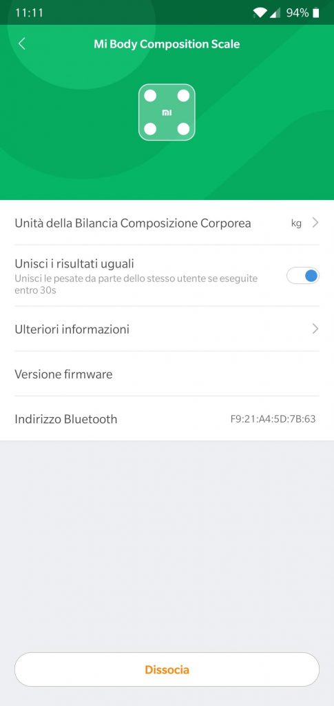 Recensione Xiaomi Mi Body Composition Scale - mi fit bilancia
