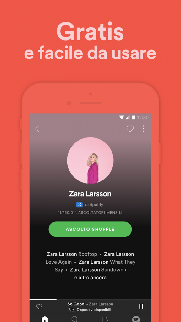 rimuovere pubblicità app android spotify