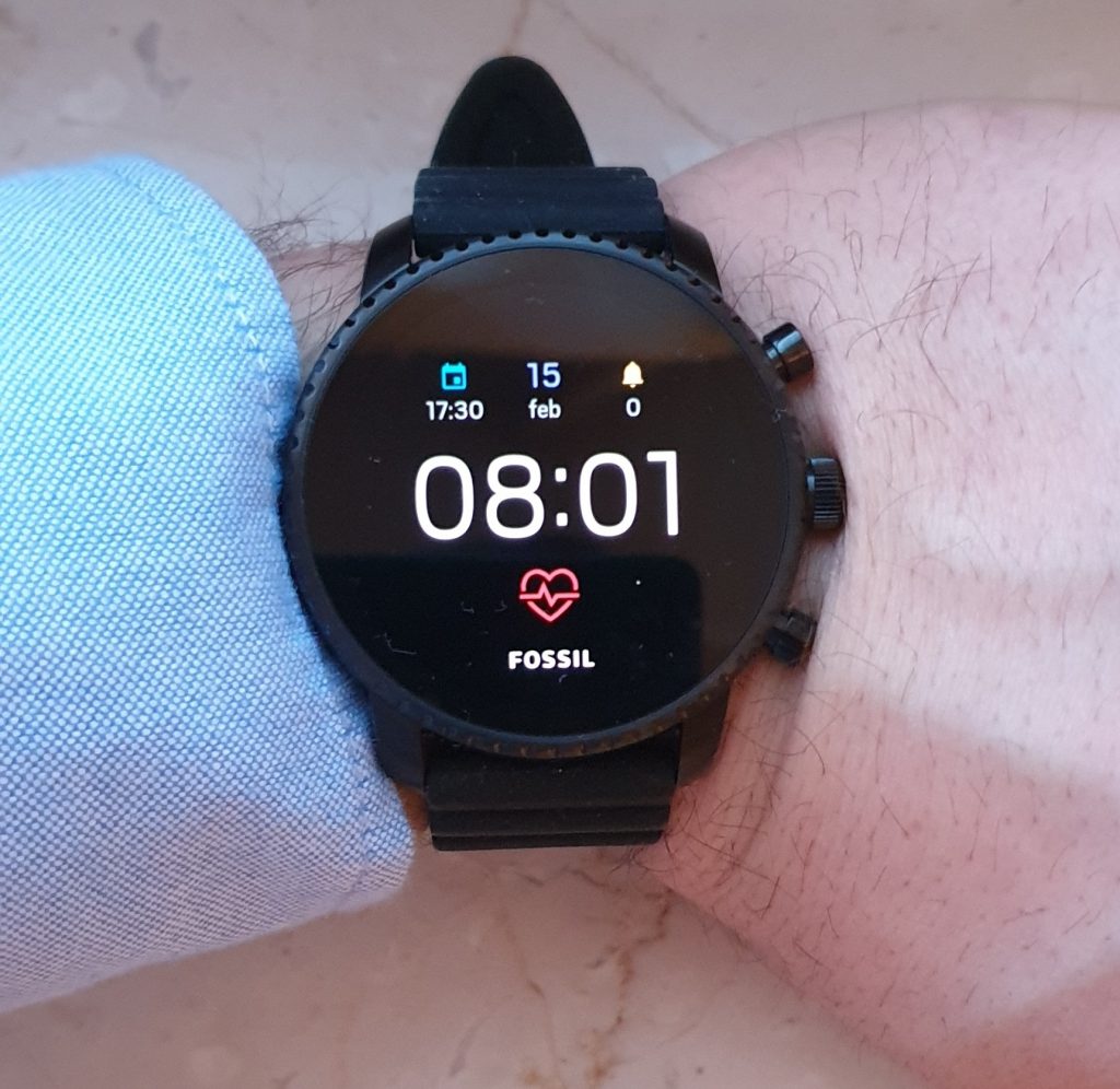 Fossil Q Explorist HR - android wear 2.0