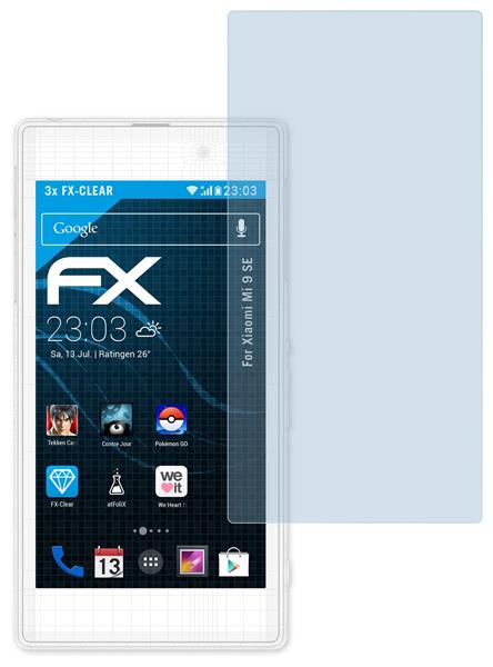 Migliori pellicole e vetri temperati Xiaomi Mi 9 SE: Pellicola atFoliX ultra trasparente