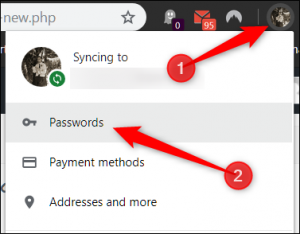 google chrome: gestire password 1
