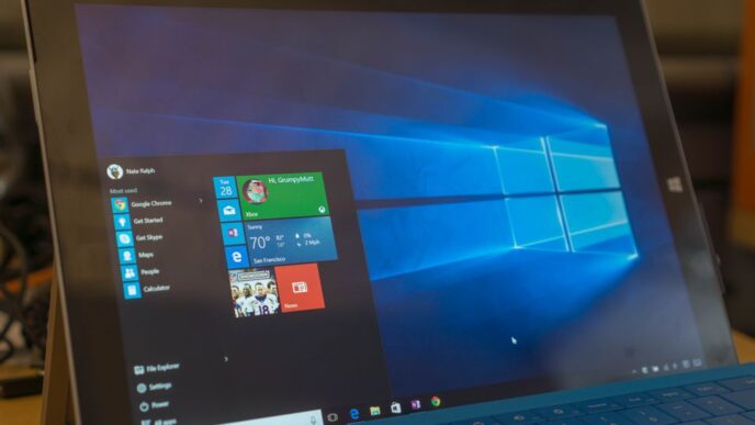 Un PC con Windows 10