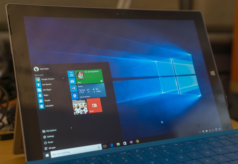 Un PC con Windows 10