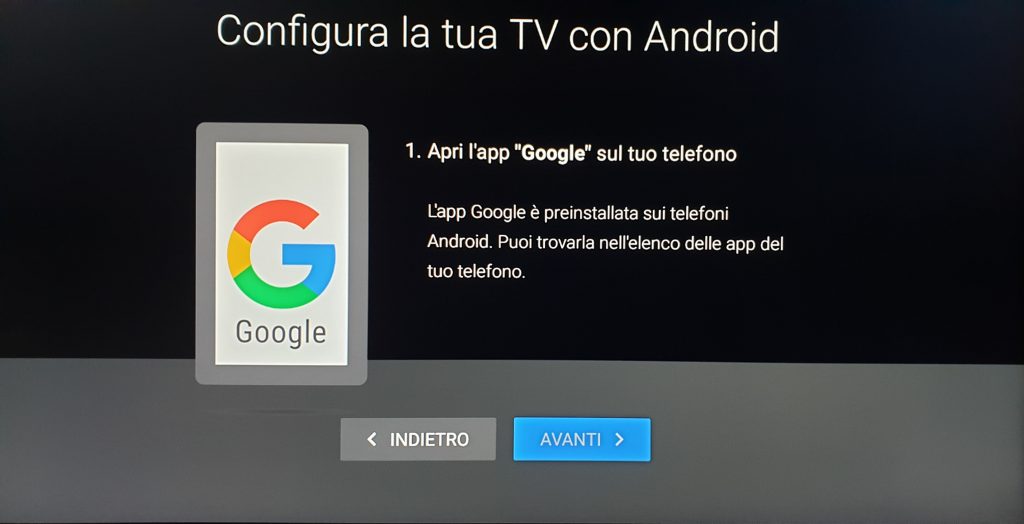 xiaomi mi box s configurazione con smartphone