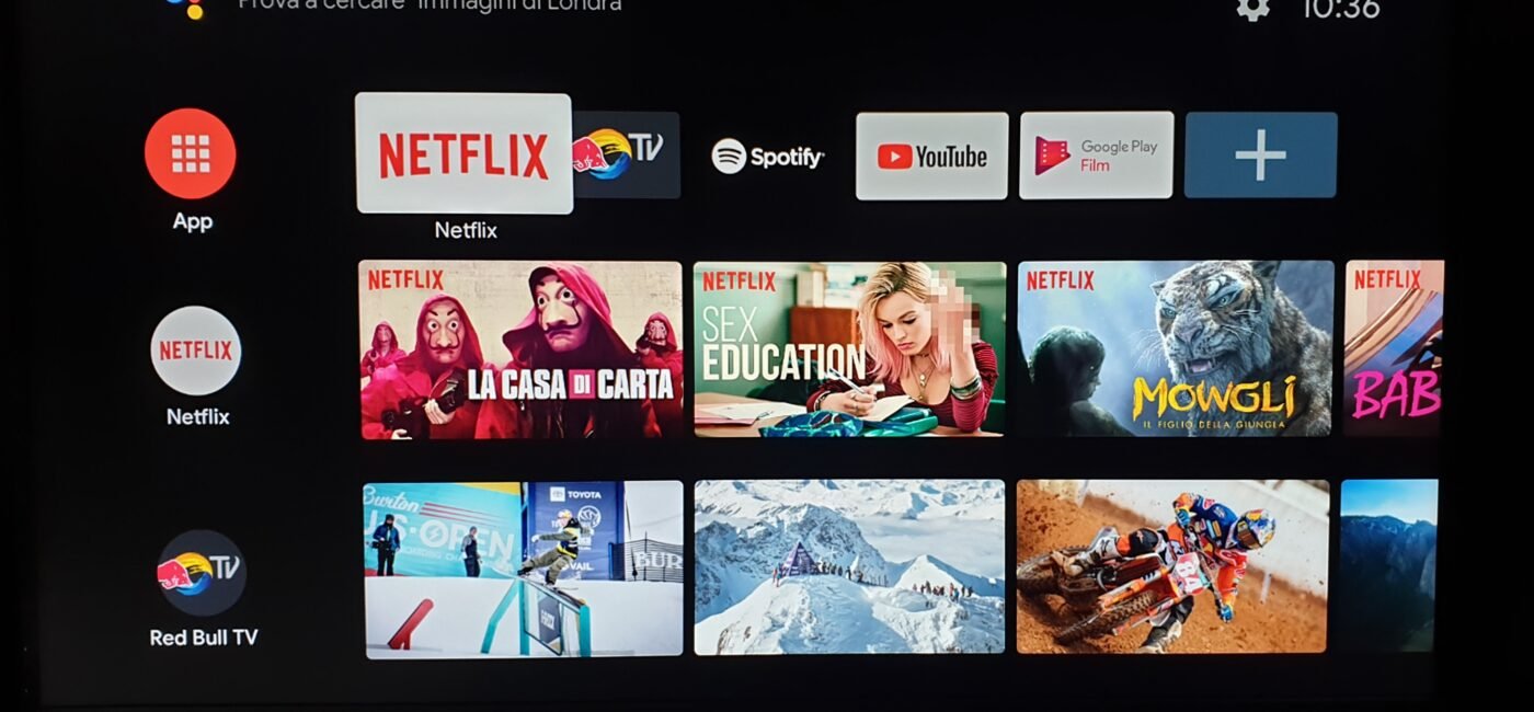 xiaomi mi box s home page android tv