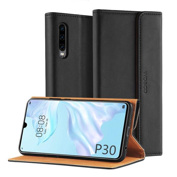 Migliori cover Huawei P30: Custodia WD&CD in pelle PU