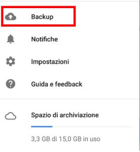 google drive backup