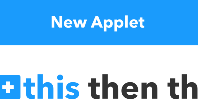 istruzioni da seguire per creare un applet su ifttt