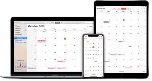 La schermata del calendario Google