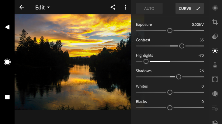 Adobe Lightroom per Android