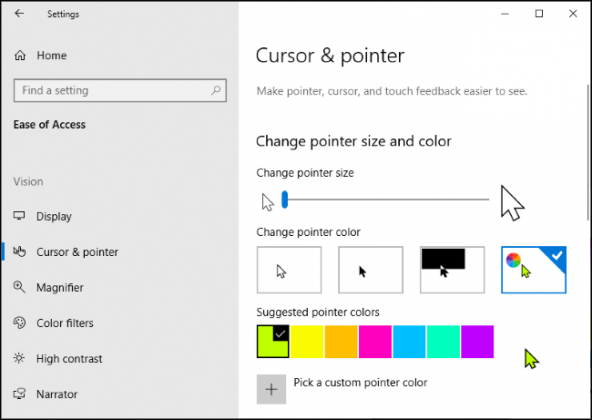 how do i change the cursor color in windows 10 how do i change the cursor color in windows 10