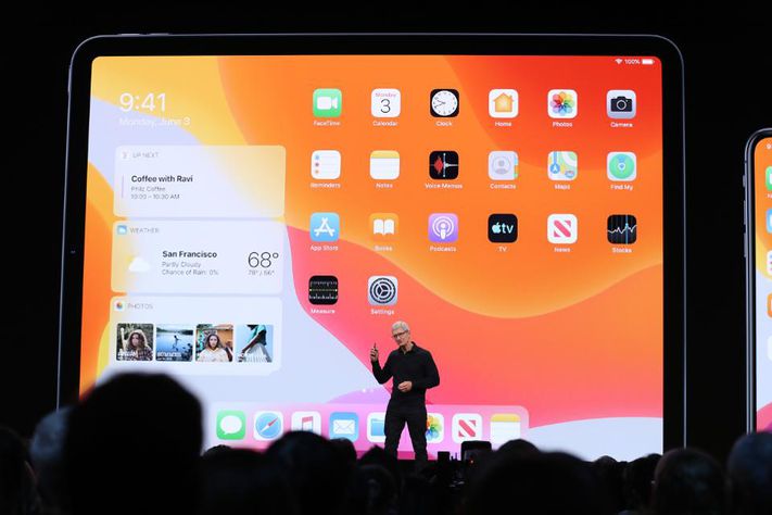 La presentazione dell'OS per iPad