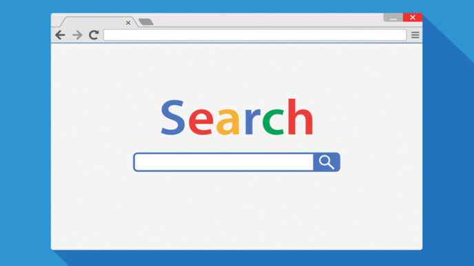 Il disegno dell'UI di un ipotetico browser.