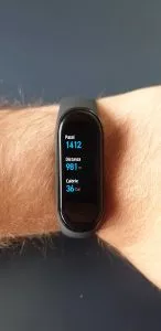 Mi Band 4 display dati