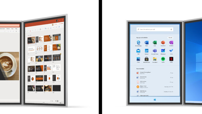 Windows 10X: l'immagine dell'anteprima