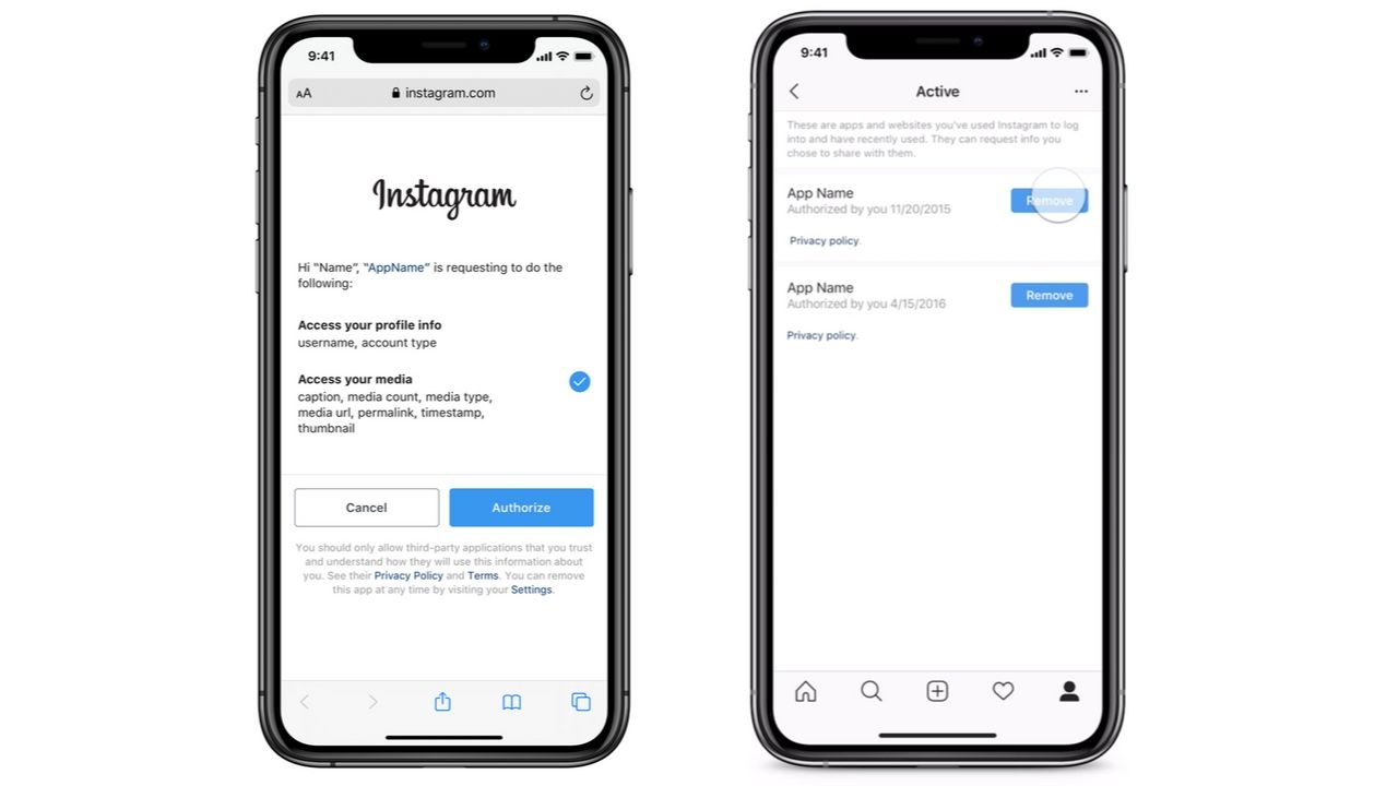 Instagram migliora il controllo sui dati condivisi con le app di terze parti