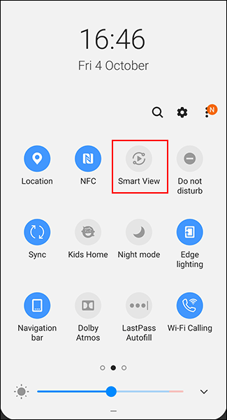 L'icona di Smart View in Android