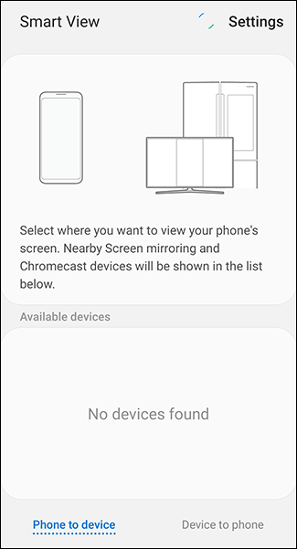 La lista dei dispositivi compatibili in Android