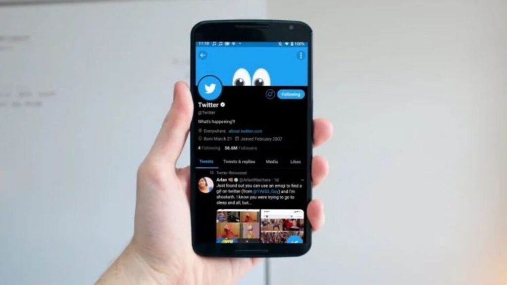 twitter modalità scura per Android