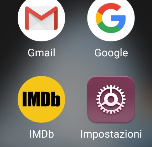 L'icona di "Impostazioni"