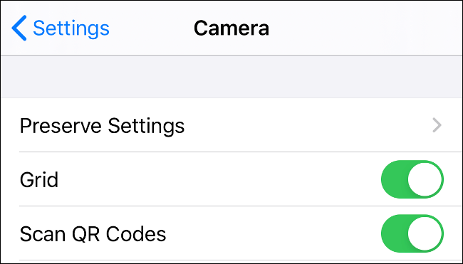 iPhone: le impostazione della fotocamera 