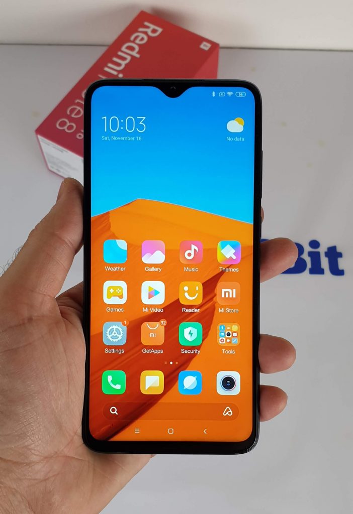 xiaomi redmi note 8 pro - schermo