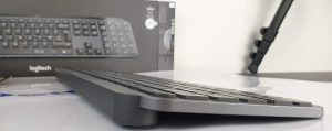 tastiera Logitech MX Keys base in alluminio