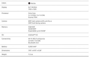 Galaxy Tab A 8.4 (2020)