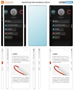 display a cascata brevetto Xiaomi