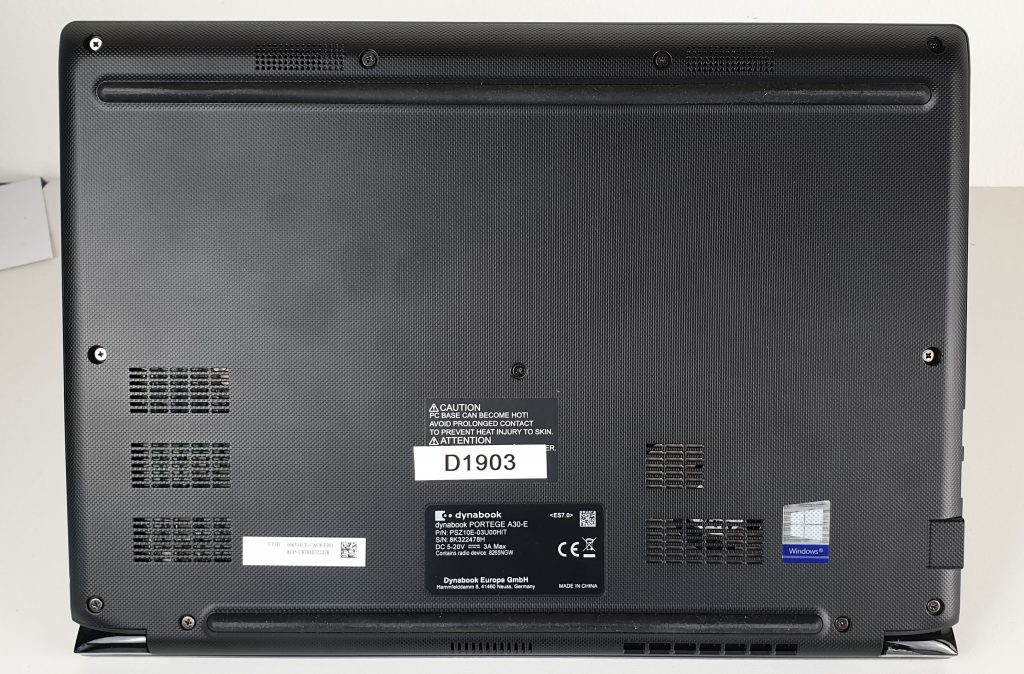 Dynabook Portege A30-E-150 parte interna