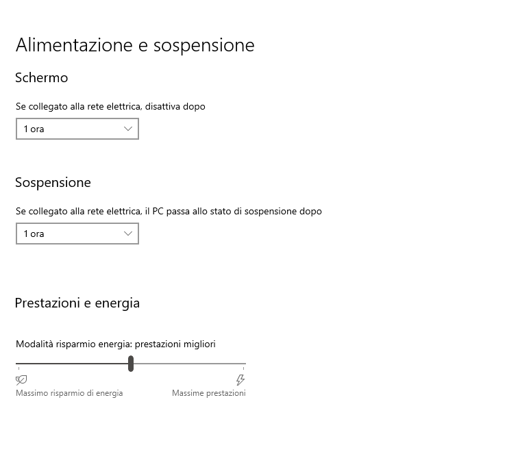 come velocizzare il pc cambiando le impostazioni energetiche