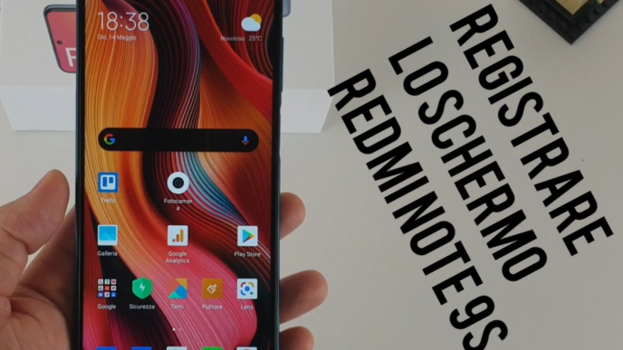 registrare lo schermo su smartphone Xiaomi con MIUI 11 e MIUI 12