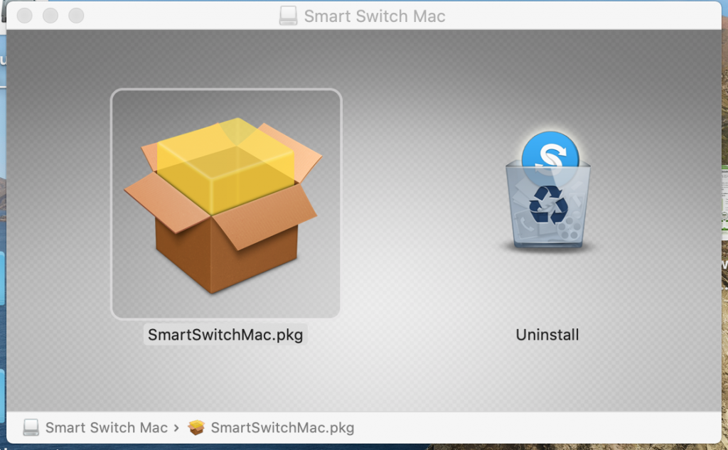 installare samsung smart swtich su mac