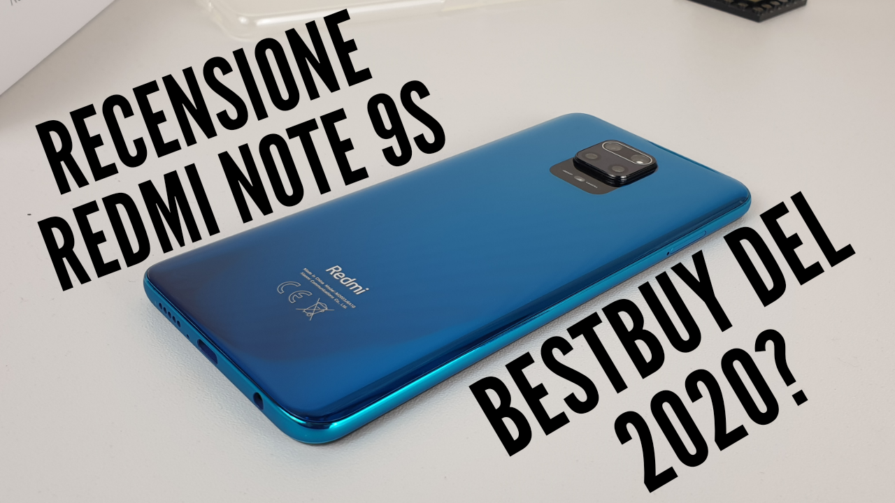 recensione redmi note 9s