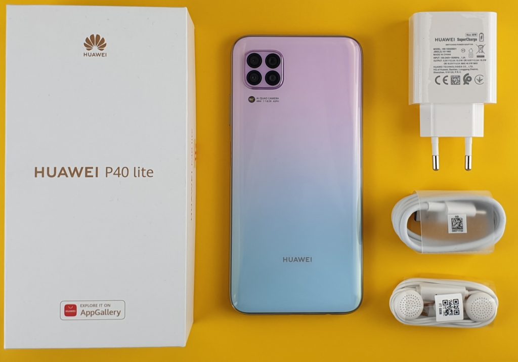 Huawei P40 Lite - confezione