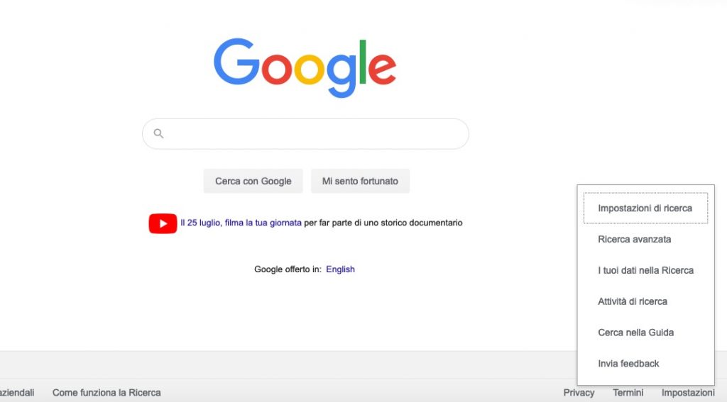 Ricerche su Google privacy