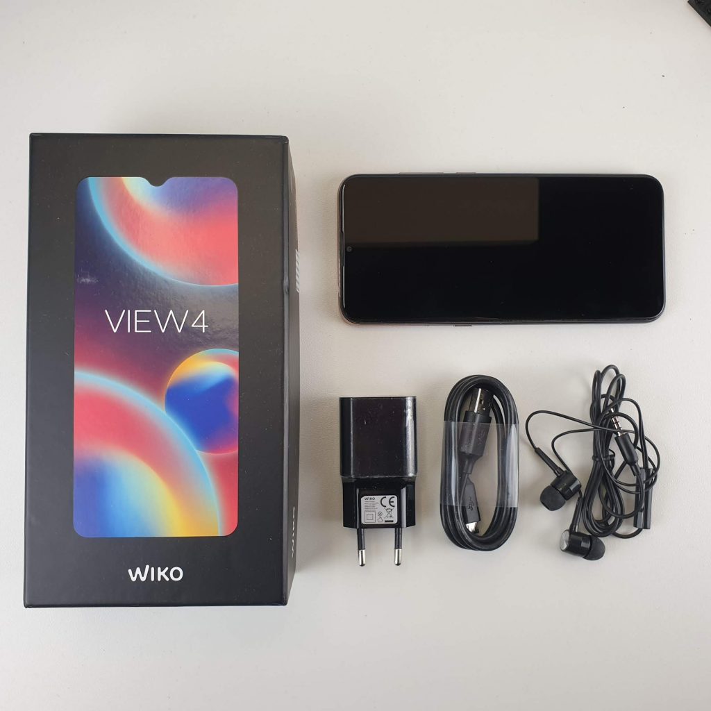 dotazione di accessori wiko view 4