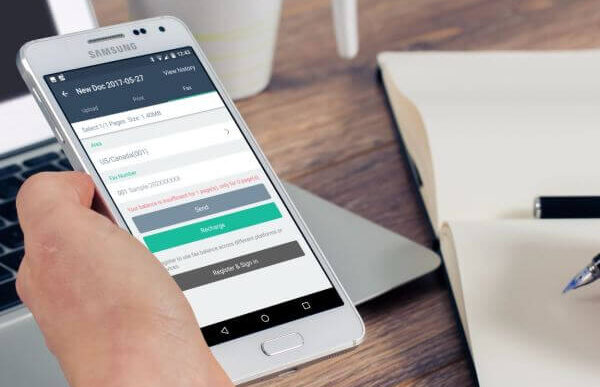 come mandare un fax usando lo smartphone