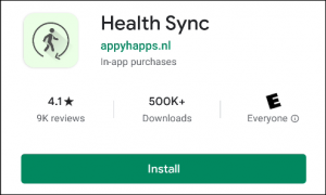 health sync app