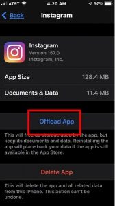 phone offload app