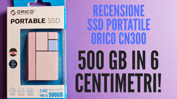 recensione ssd portatile orico cn300