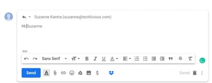 trucchi per Gmail scrittura intelligente