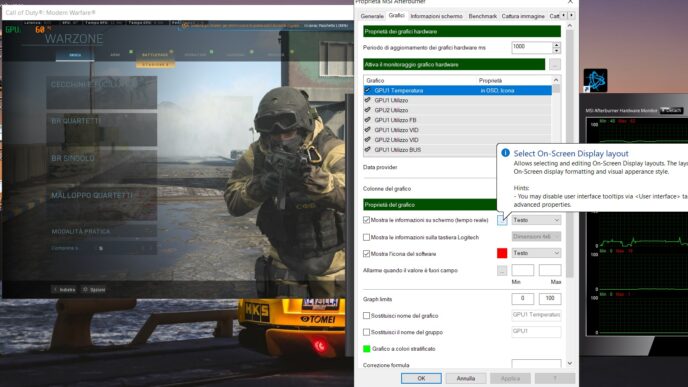 Come monitorare le prestazioni del PC mentre giochi con MSI Afterburner